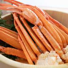 Boiled snow crab
