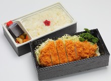 Thick-Cut Pork Loin Cutlet Bento (Takeout)