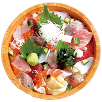 Chirashi sushi