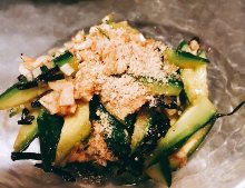 Smashed cucumber salad