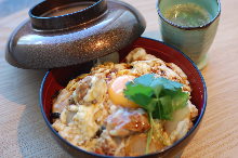 "Oyako" chicken and egg rice bowl