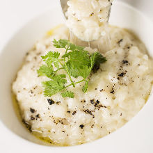 Cheese risotto