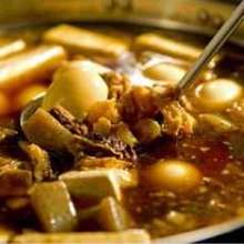 Simmered beef tendon