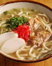 Okinawan noodles with sparerib