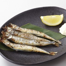 Shishamo smelt with roe