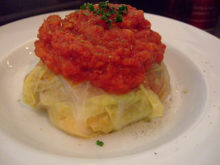 Stuffed cabbage rolls