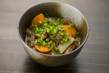 Simmered beef tendon