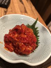 Chanja (Korean spicy marinated cod innards)