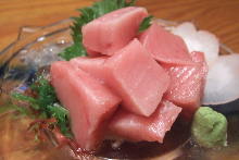 Fatty bluefin tuna sashimi