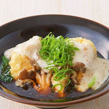 Deep-fried tofu in broth