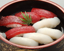 Assorted nigiri sushi