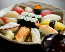 Assorted nigiri sushi, 10 kinds