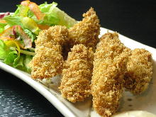 Deep-fried oysters