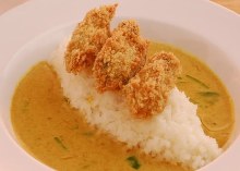 Deep fried oysters curry