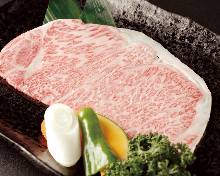 Beef sirloin yakisuki
