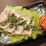 Steamed pork, pork shabu-shabu