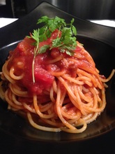 Tomato sauce pasta