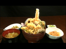 Tempura rice bowl