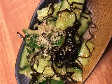 Smashed cucumber salad