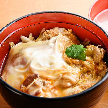 "Oyako" chicken and egg rice bowl