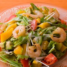 Shrimp and avocado salad