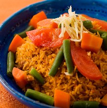Seafood biryani