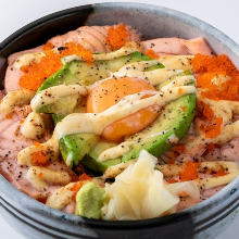 Broiled Salmon & Avocado Tartar Bowl