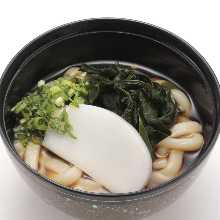 Sushi Restaurant's Udon Noodles with Wakame Seaweed  (half serving)