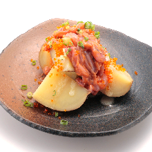 2-year Fermented Potato with Fish Innards and Butter