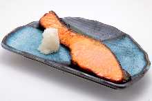 Grilled Miso-Marinated Coho Salmon