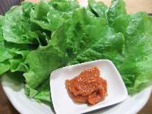 Sangchu (Korean stem lettuce)