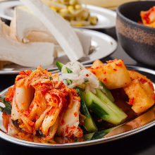 Assorted kimchi