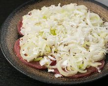 Negi tan shio (salted tongue with green onions)