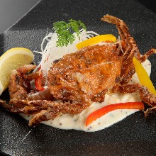 Fried soft shell crab