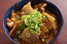 Simmered beef tendon