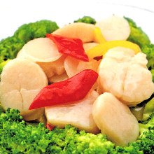 Stir-fried scallop and vegetables