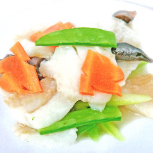 Spicy whitefish stir-fry