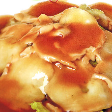 Asparagus and abalone mushroom stir-fried in soy sauce