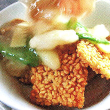 Kaisen Okoge (scorched seafood)