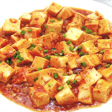 Spicy tofu and ground meat