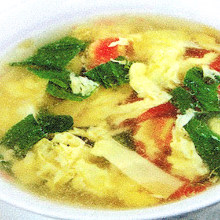 Egg soup