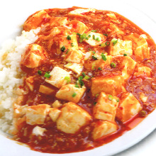 Spicy tofu rice bowl