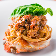 Pasta with crab Pasta with crab