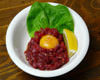 Horse meat tartare