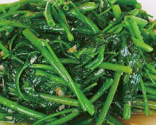 Stir-fried water spinach