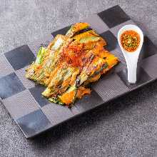 Pajeon with  Kujo green onion