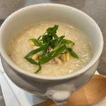 ginseng chicken soup Okayu (rice porridge)