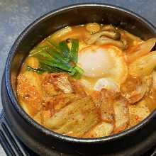 pork Kimchi Jjigae pot udon