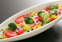 Fresh vegetable salad