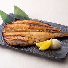 Grilled atka mackerel